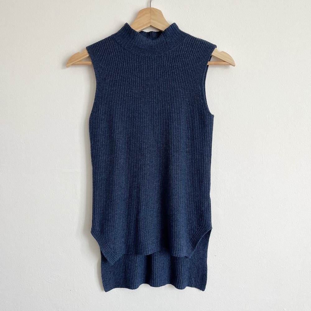 ASOS High-low Tunic In Rib with High Neck - Picture 5 of 6